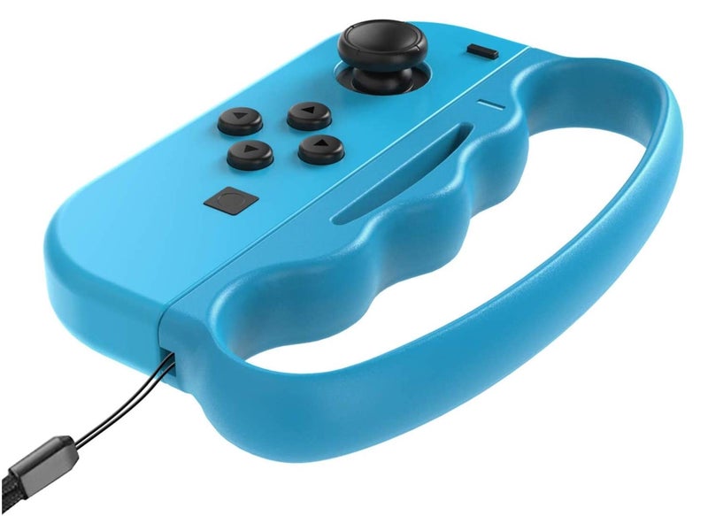 FANPL Fitness Boxing Hand Grips for Nintendo Switch & OLED Model JoyCon, FANPL Upgrade Fit Boxing Clasp Accessories Handle for Adults and Children, Enhance Your Gaming Experience, 2 Packs (Blue and Red) - Image 5